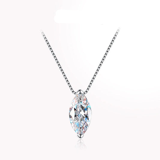 Marquise Moissanite Necklace