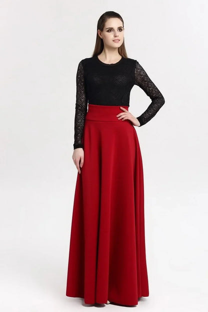 High Waist Party Maxi Skirt