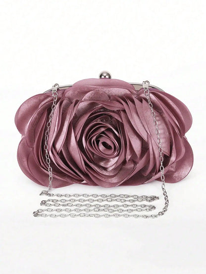 Floral Evening Clutch Bag