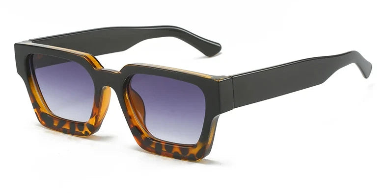 Steampunk square sunglasses