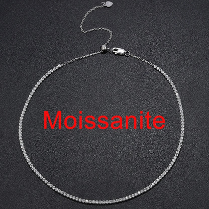 Moissanite Tennis Necklace