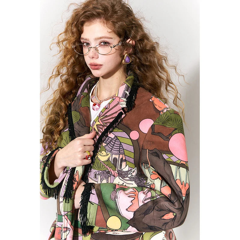 Boho Fringe Cardigan