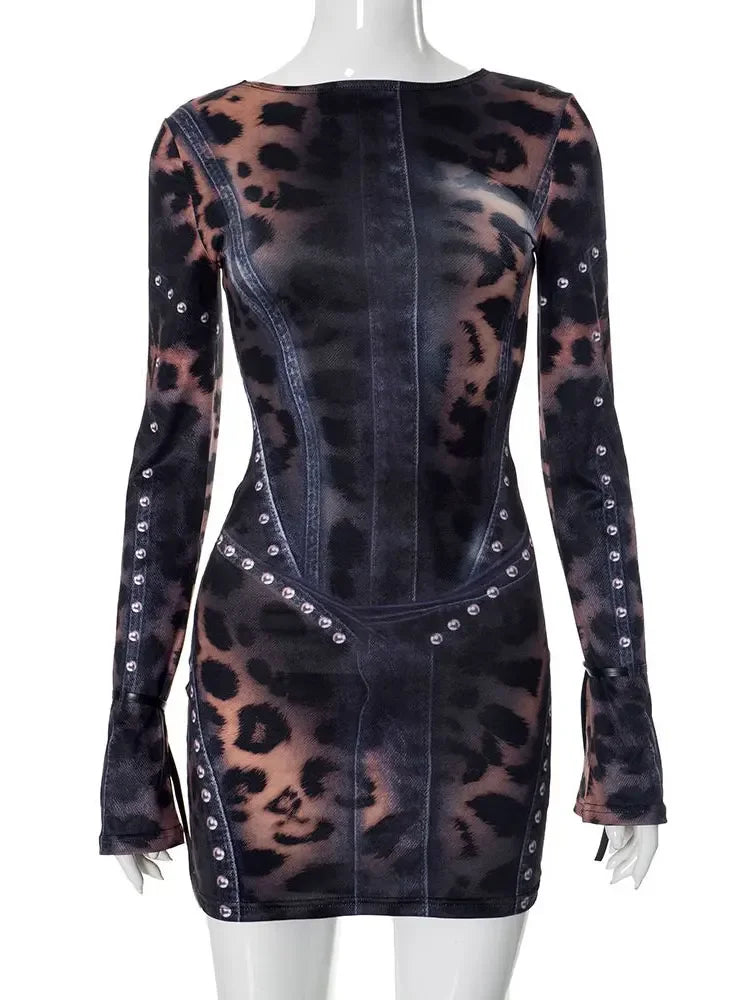 Vintage Bodycon Mini Dress