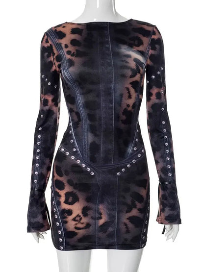 Vintage Bodycon Mini Dress