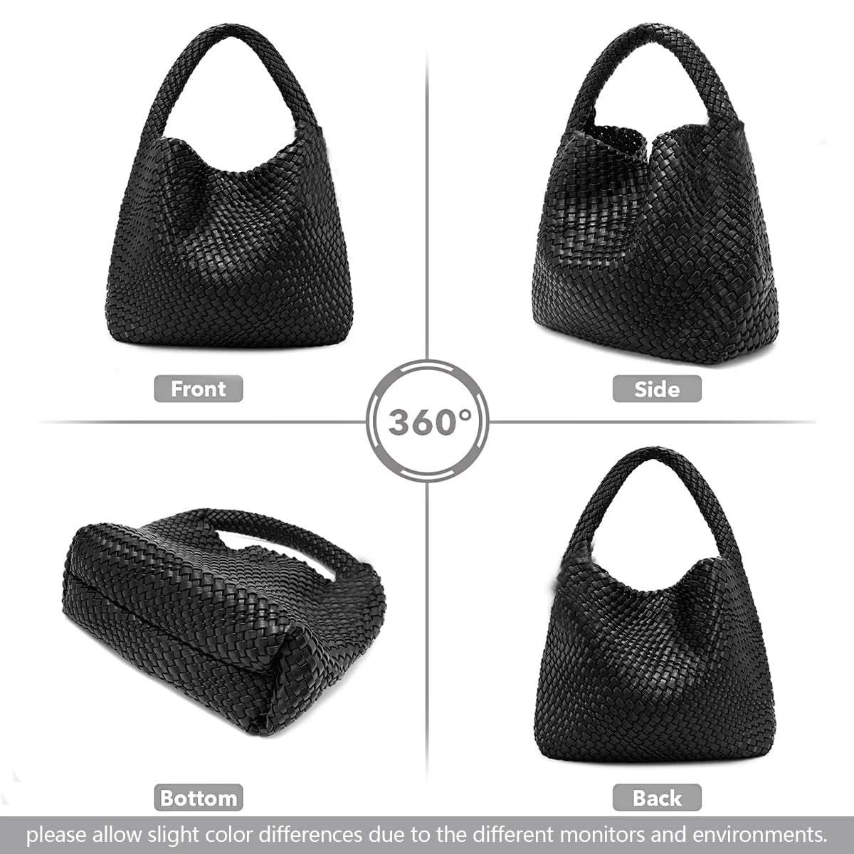 Woven Leather Tote