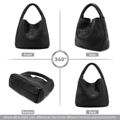 Woven Leather Tote