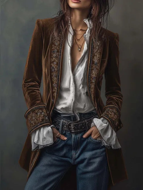 Retro Velvet Jacket