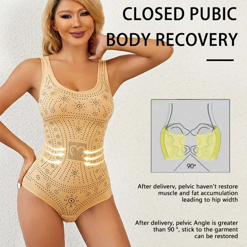 Seamless Printed Plus Size Bodysuit