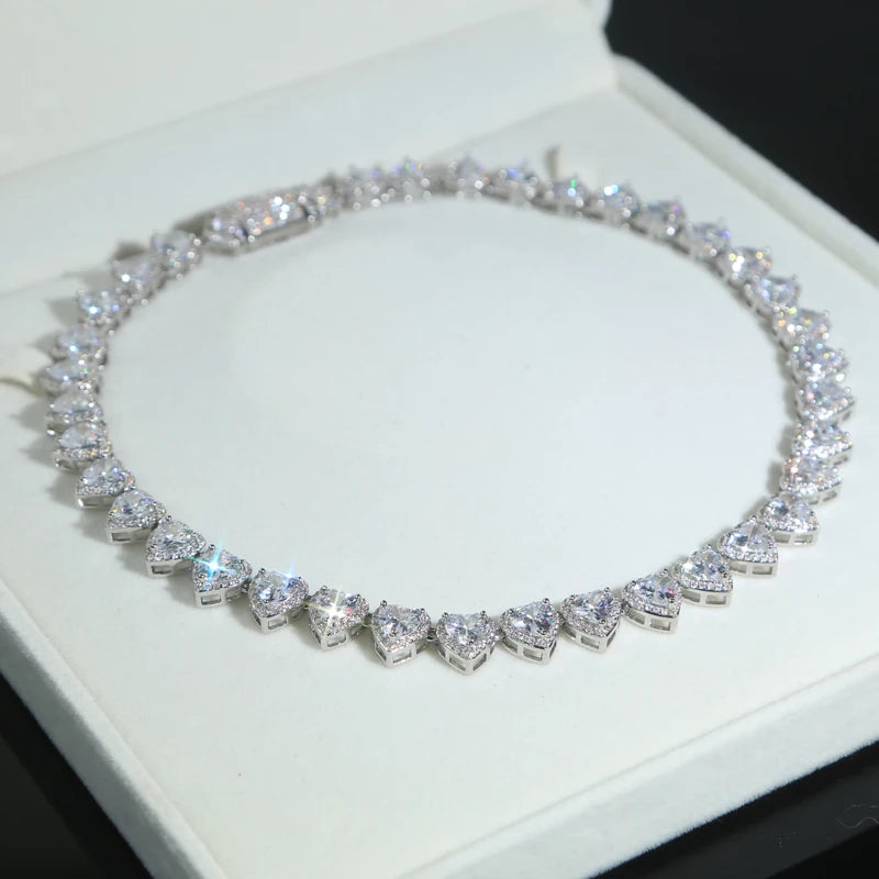 Heart CZ Choker