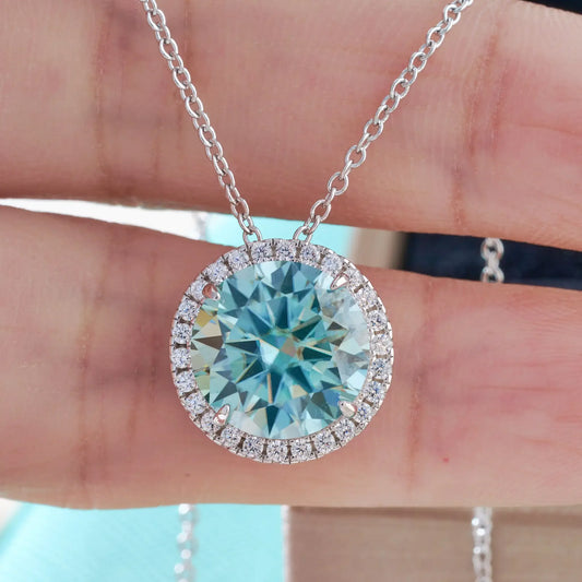 5 Carat Moissanite Necklace