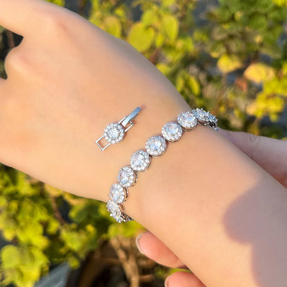 White CZ Tennis Bracelet