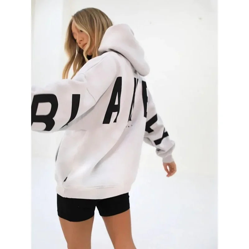 Thick White Winter Hoodie