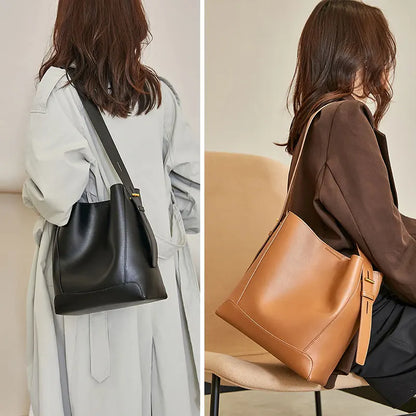 Cowhide Bucket Bag