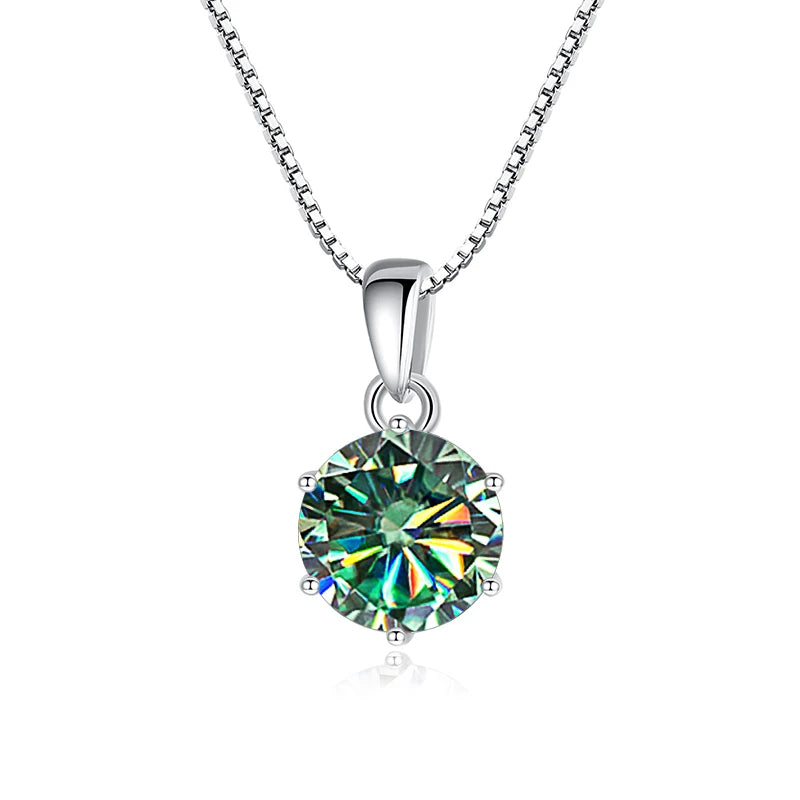 Moissanite Pendant Necklace