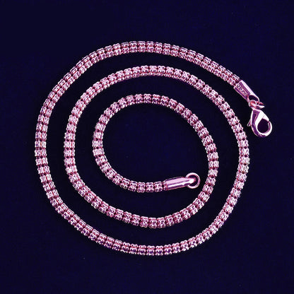 Women’s Gold Plated Snake Link Necklace