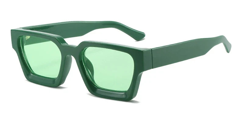 Steampunk square sunglasses