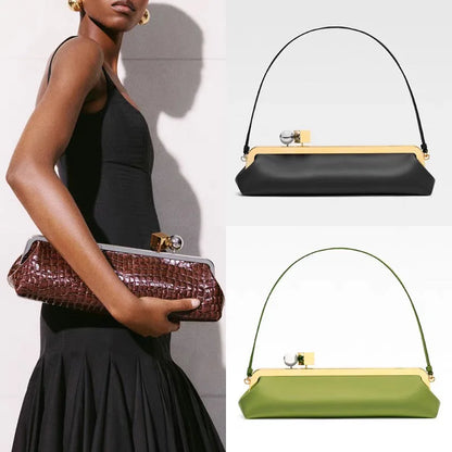 Long Kiss Lock Clutch