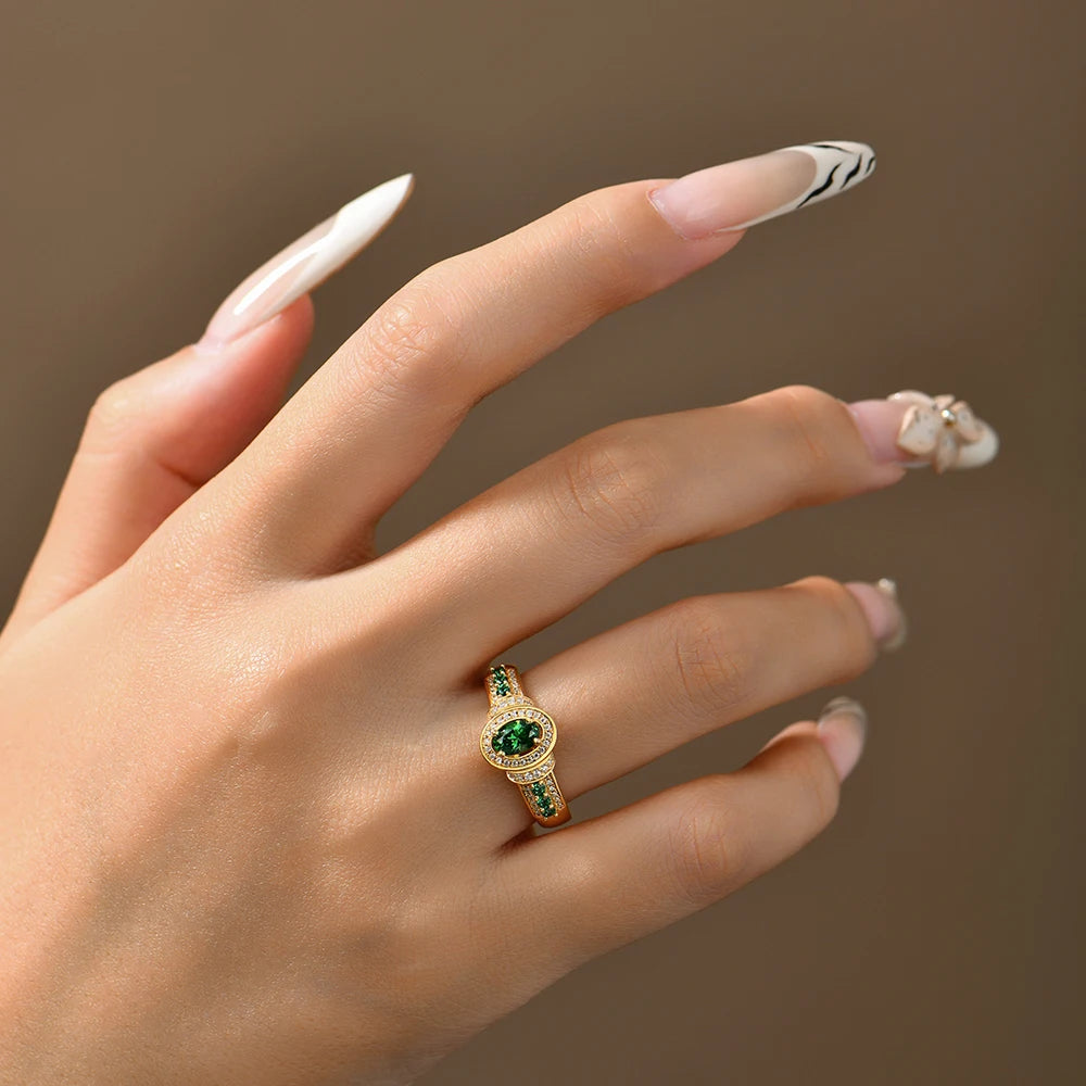 Zambian Emerald Ring