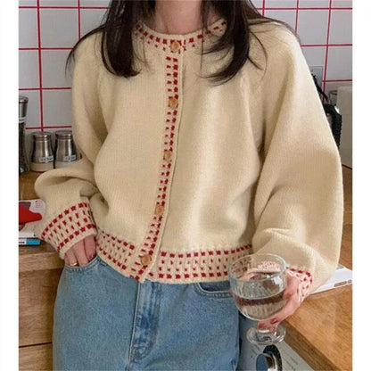 Casual Knit Button Cardigan