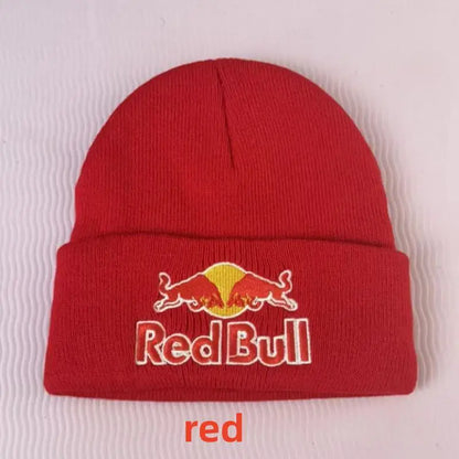 Red Bull Embroidered Knitted Beanie