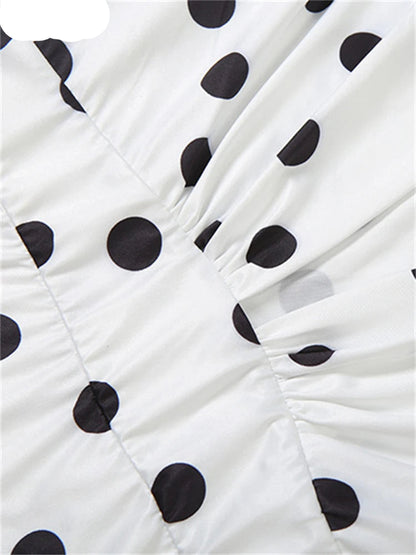 Polka Dot Mini Party Dress