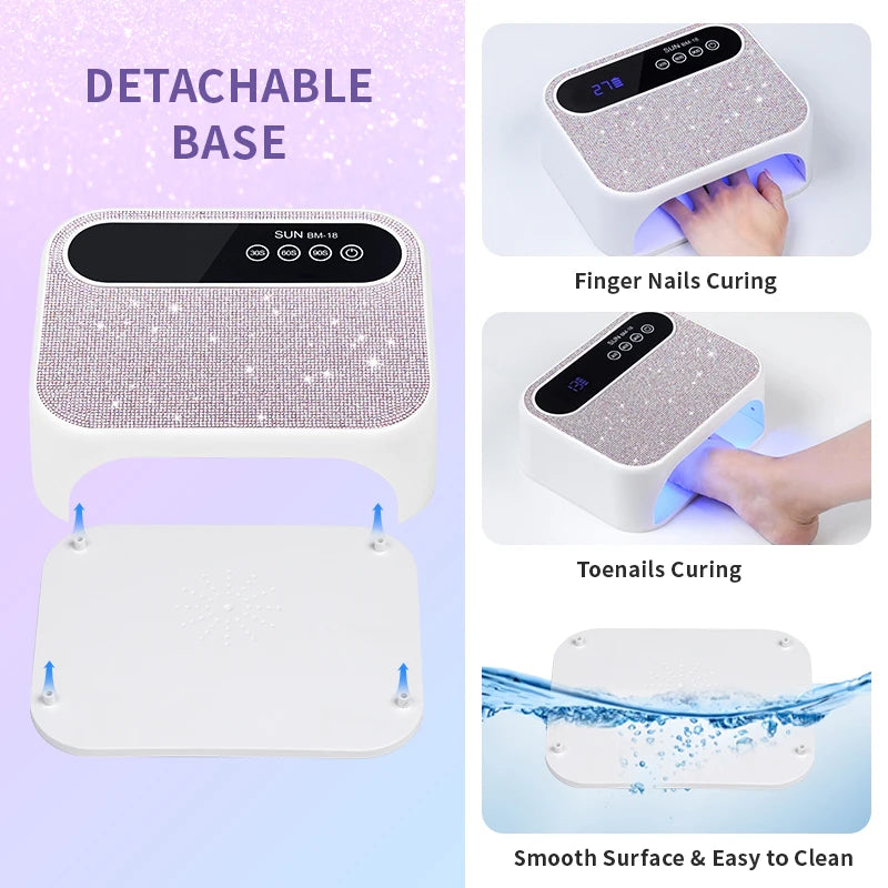 Rechargeable UV LED Nail Lamp