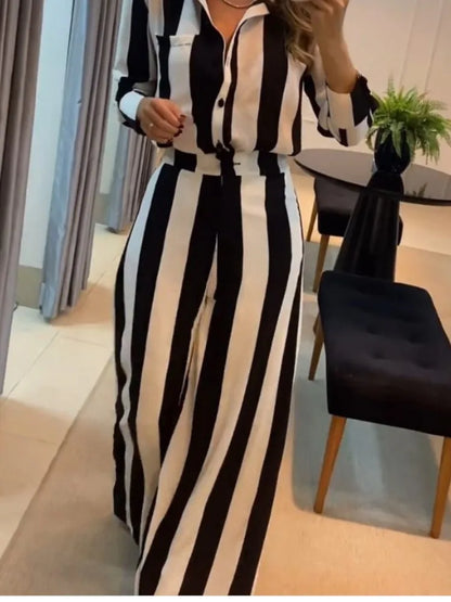 Striped Two-Piece Set