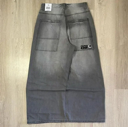 Joker embroidered jeans