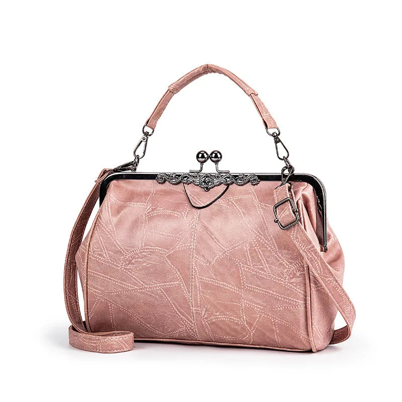 Leather Crossbody Shoulder Tote Bag
