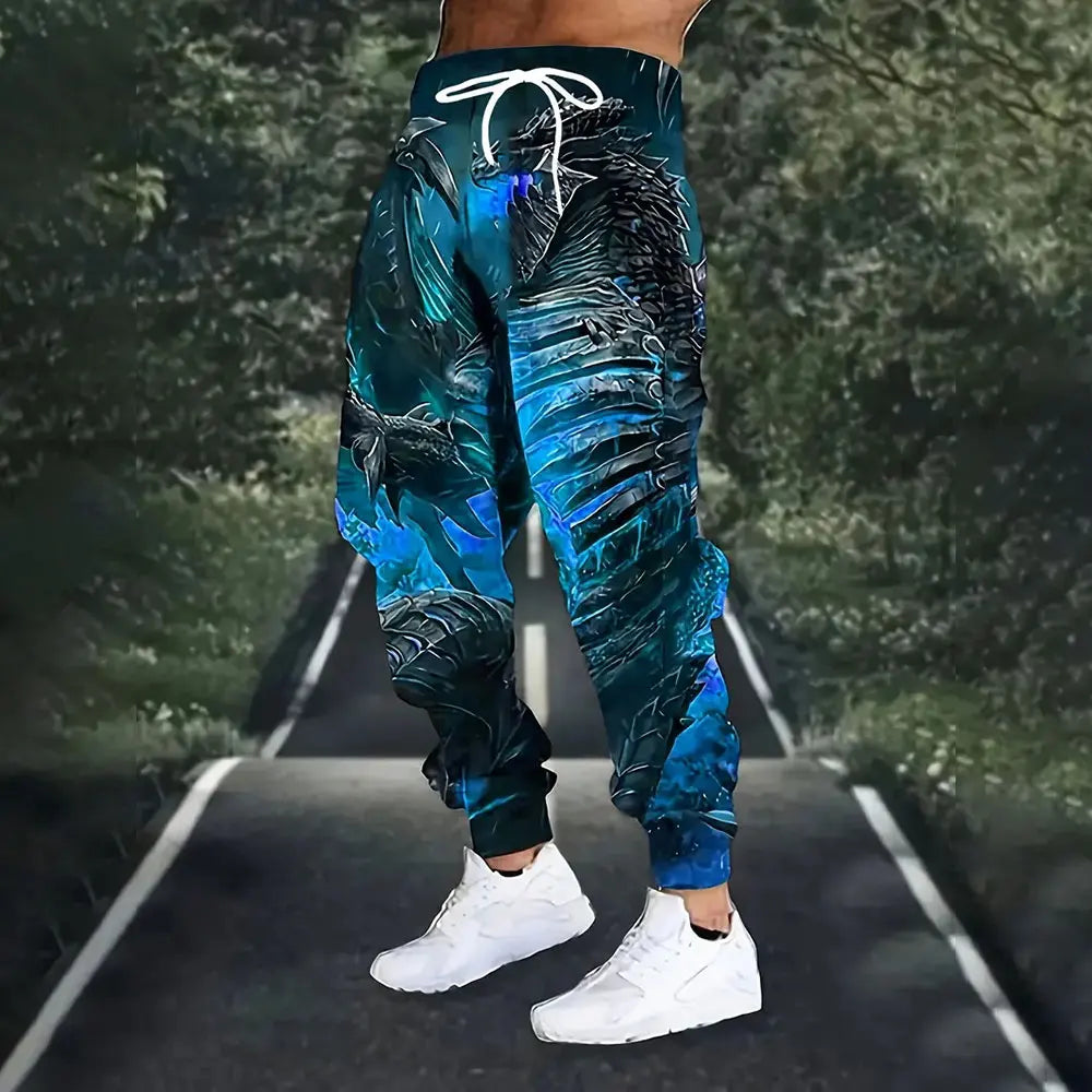 Lion print sweatpants