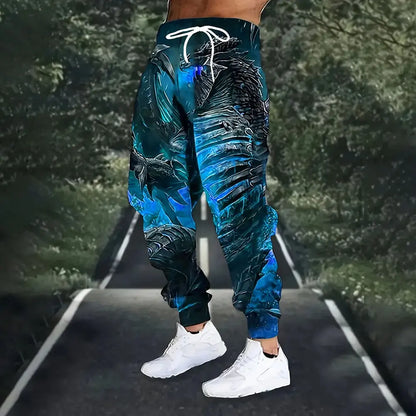 Lion print sweatpants