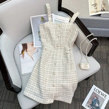 Plaid Dress Set