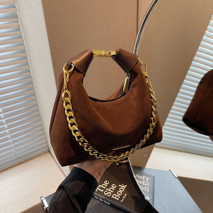 Frosted Retro Moon Bag