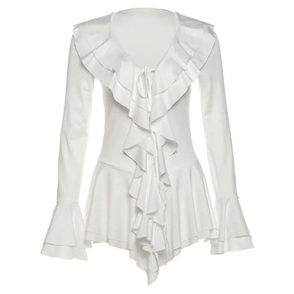 Autumn Irregular Hem Dress