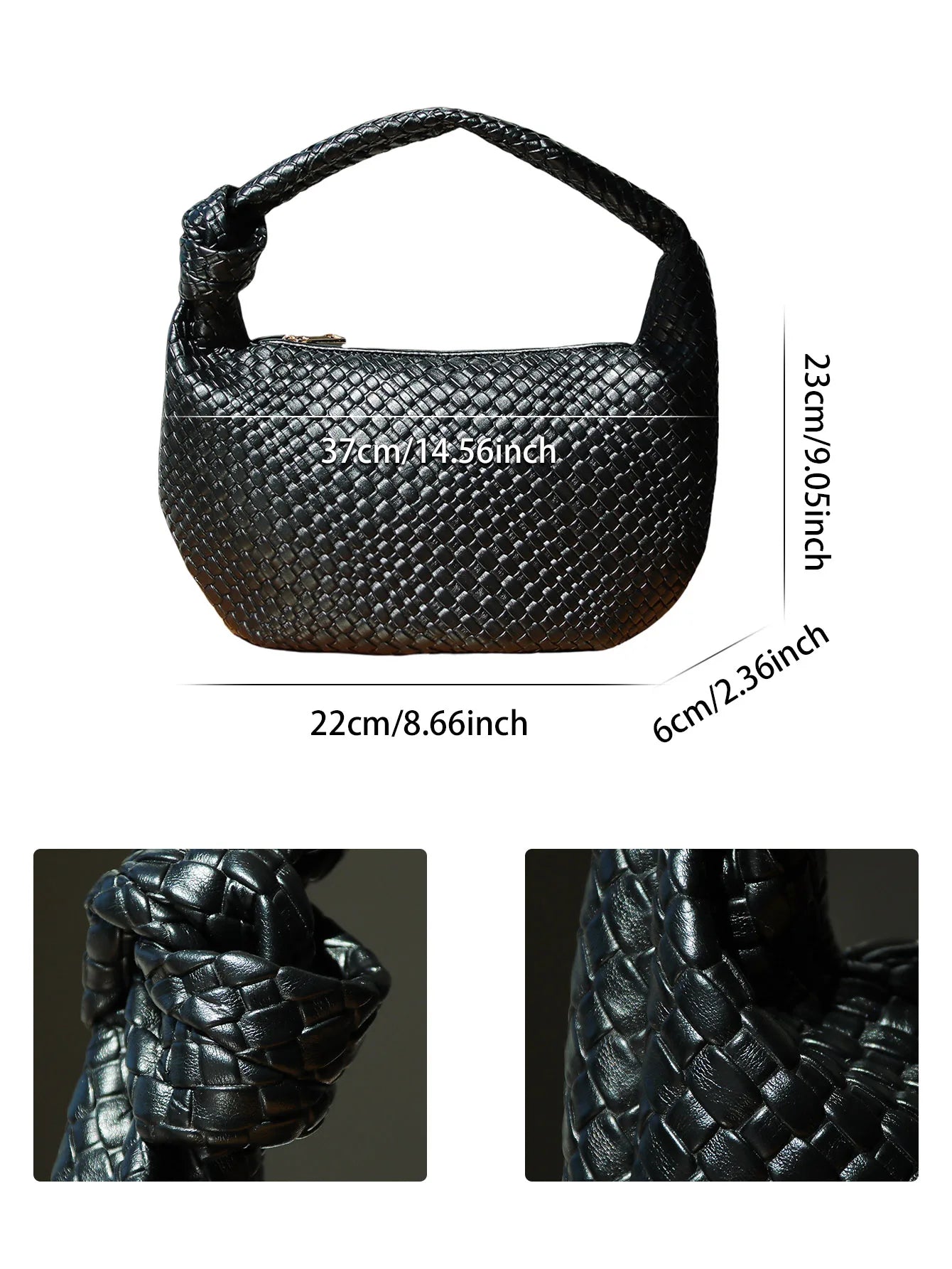 High-End Woven One-Shoulder Bag