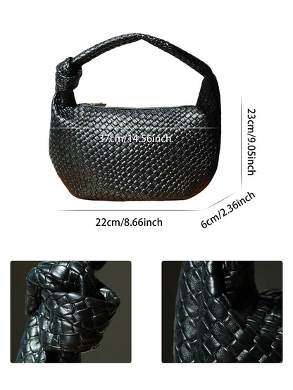 High-End Woven One-Shoulder Bag