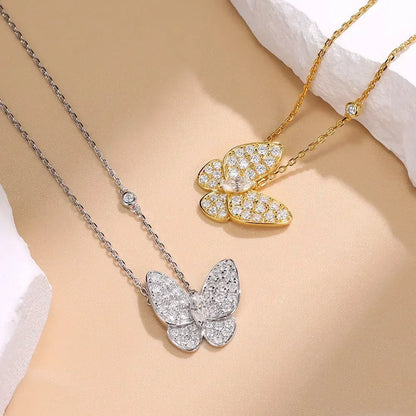 Butterfly Moissanite Necklace
