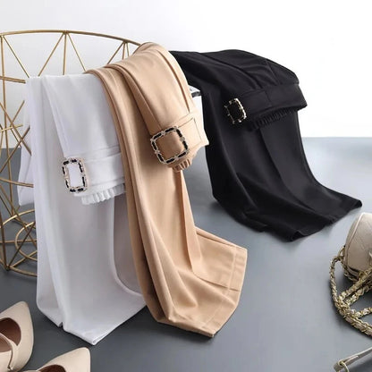 High Waist Wide-Leg Pants