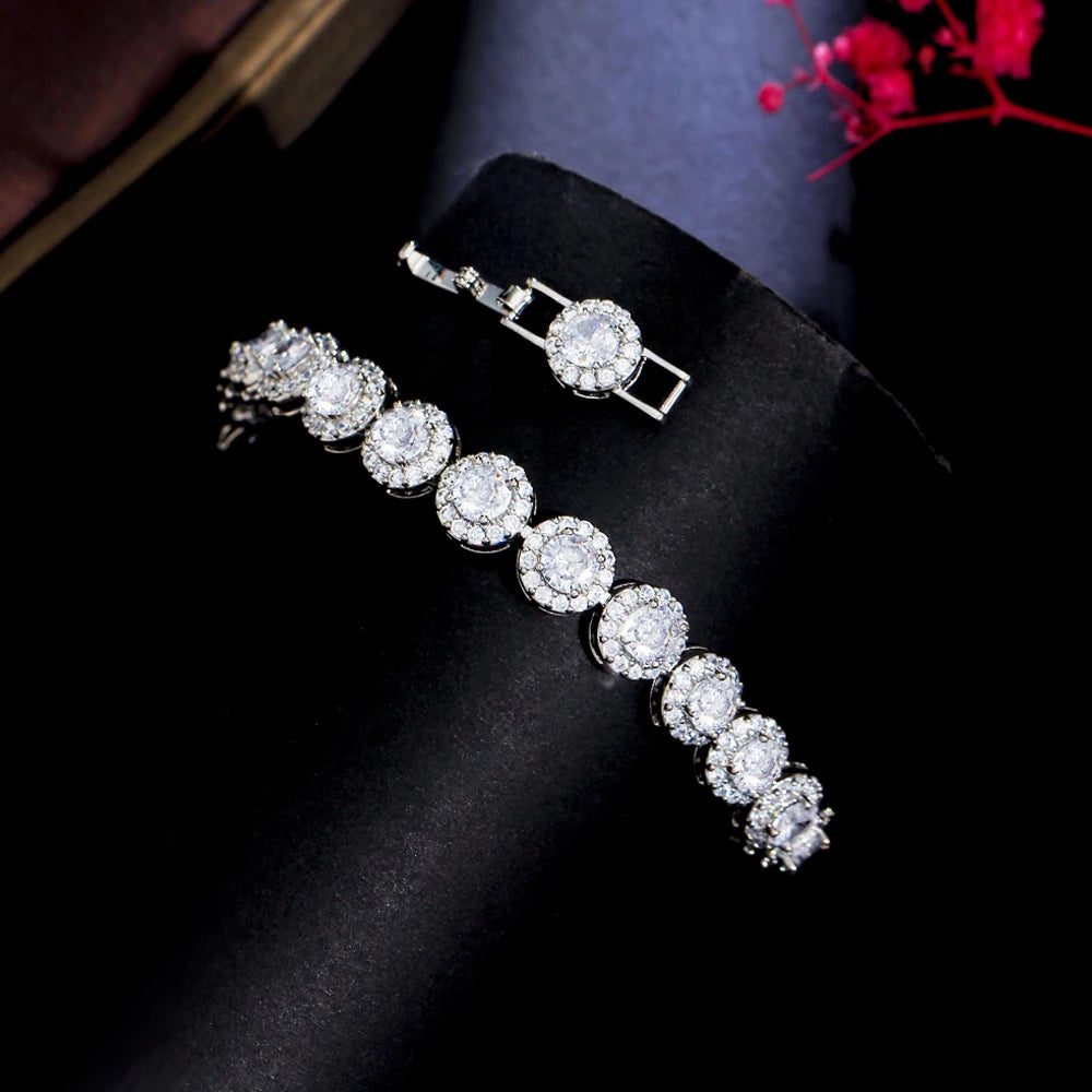 White CZ Tennis Bracelet