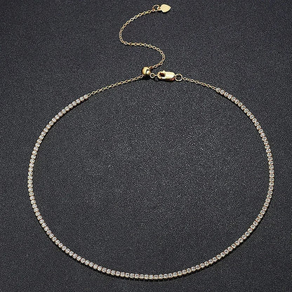 Moissanite Tennis Necklace