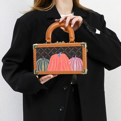 Leather Box Handbag