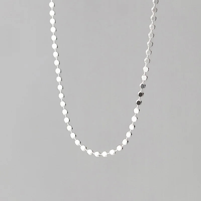 Women’s Sterling Silver Bead Chain Choker