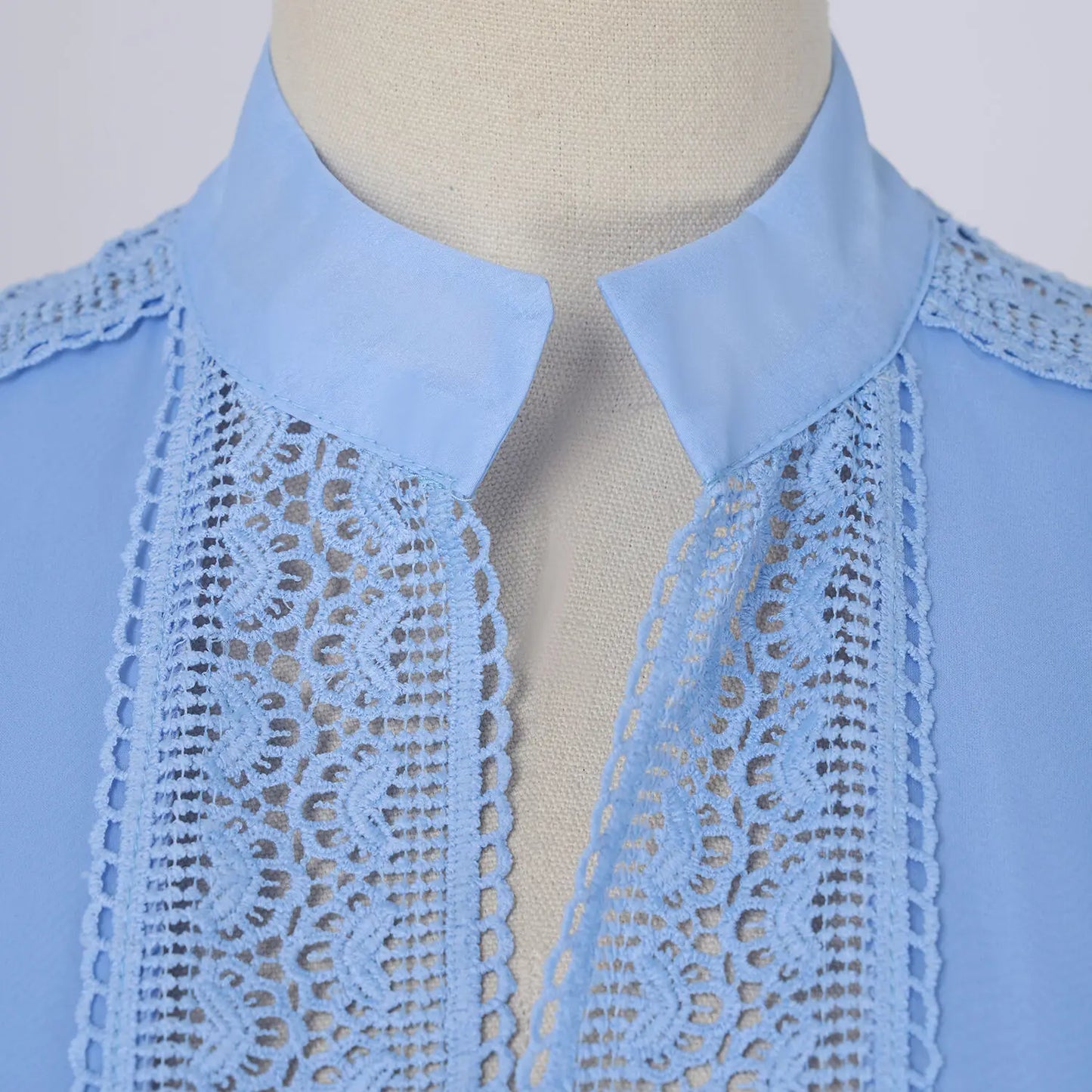 Lace Embroidery Maxi Dress