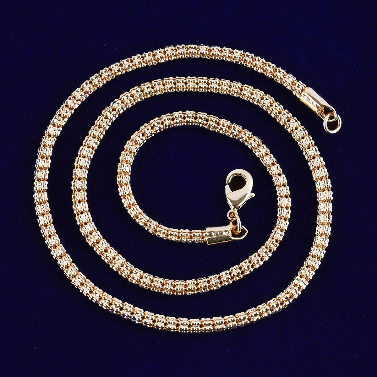 Women’s Gold Plated Snake Link Necklace