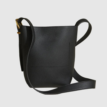 PU Leather Bucket Shoulder Bag