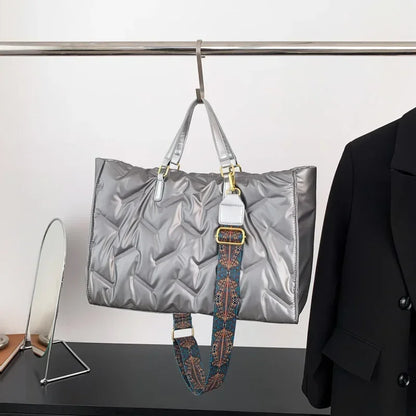 Fashion Large Quilted Tote Bag