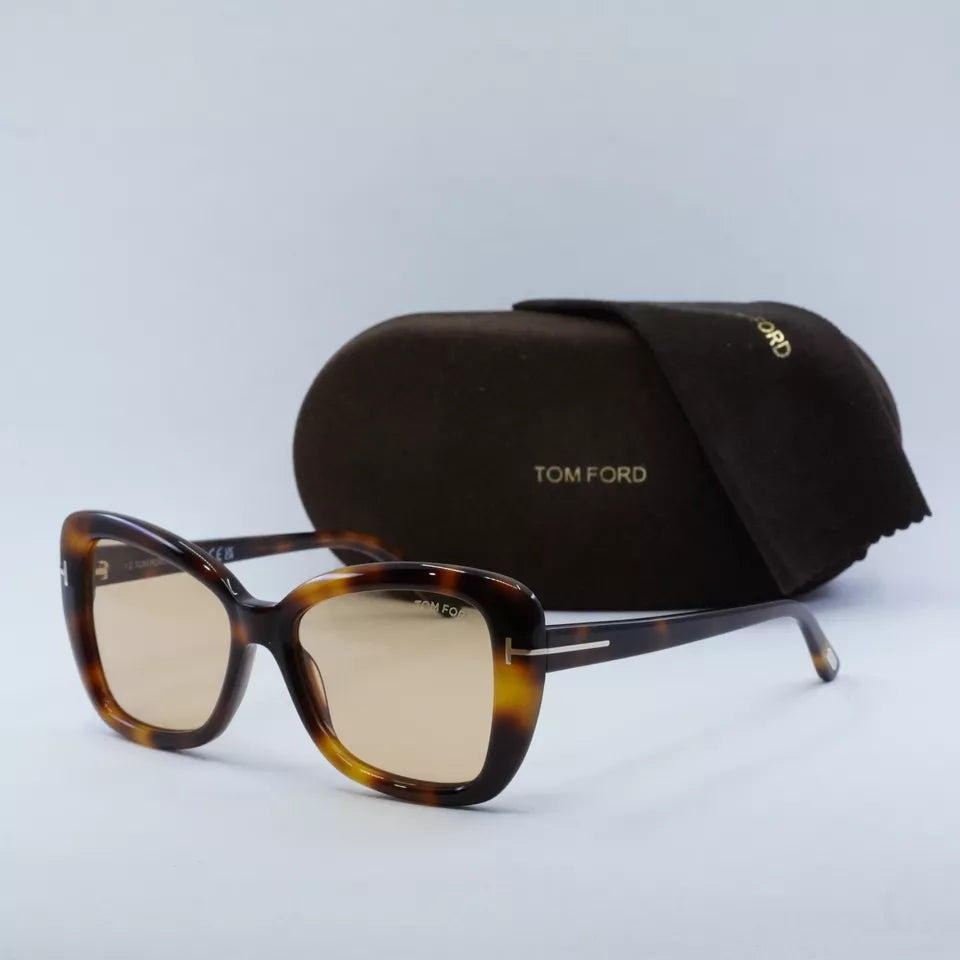 NEW TOM FORD MAEVE BLONDE HAVANA/PHOTOCHROMIC SUNGLASSES - Clairely Amazing