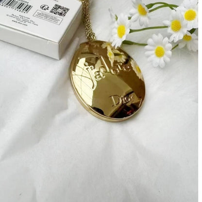 Dior J’Adore Gold Pocket Mirror Pendant – Luxe Compact Mirror | GWP Edition