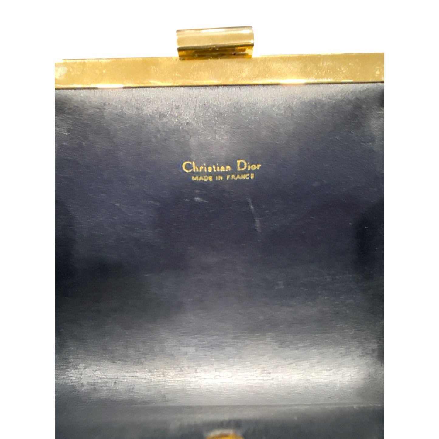 Christian Dior Navy Clutch
