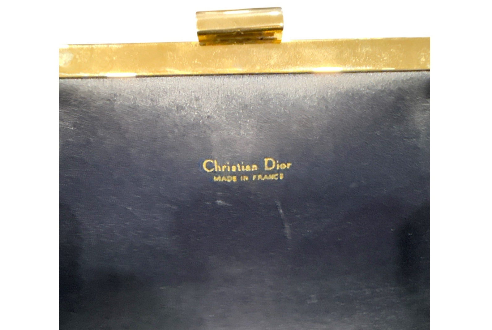 Christian Dior Navy Clutch